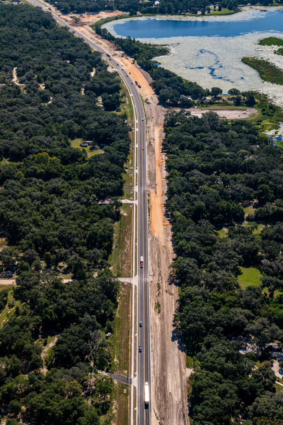 State Road 20 Widening August Aerials